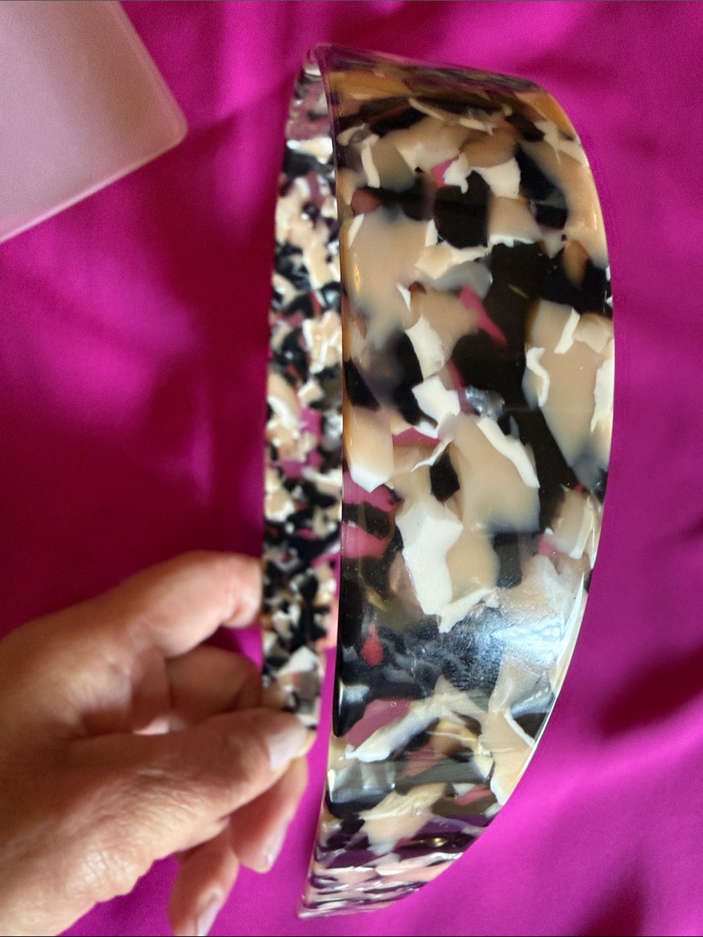 MACHETE Brown Tortoise Headband and Wide-Tooth Comb Set - Picture 3 of 5